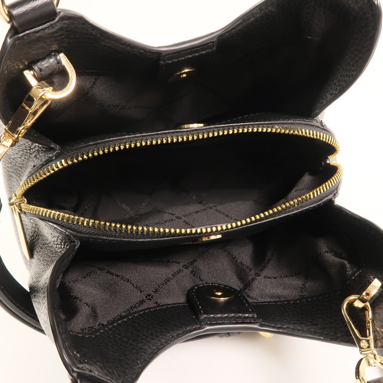 Michael Kors 牛皮皮革Shoulder Bag金扣手挽肩背兩用袋