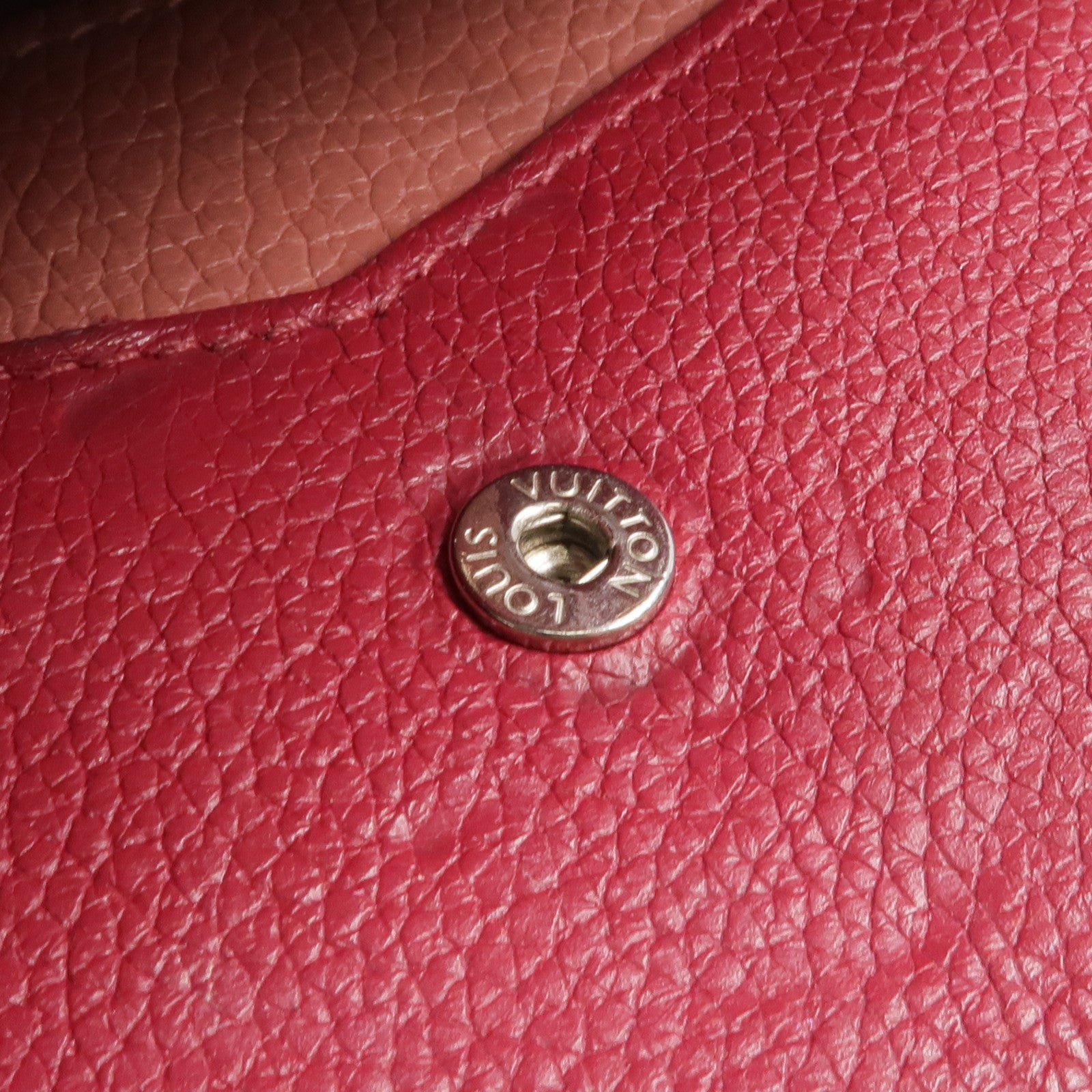 LOUIS VUITTON 牛皮皮革Portefeuille Mylockme銀扣長錢包