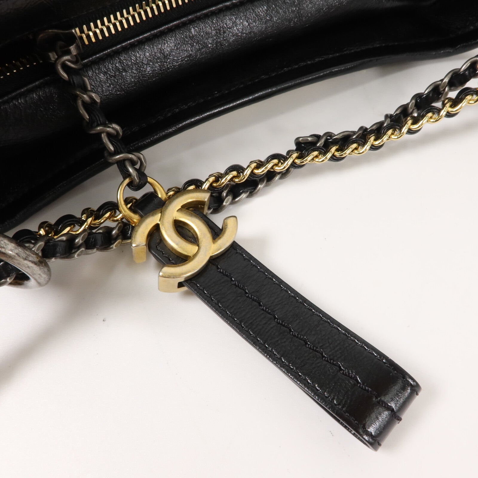 CHANEL Tweed Gabrielle Small鏈帶肩背袋
