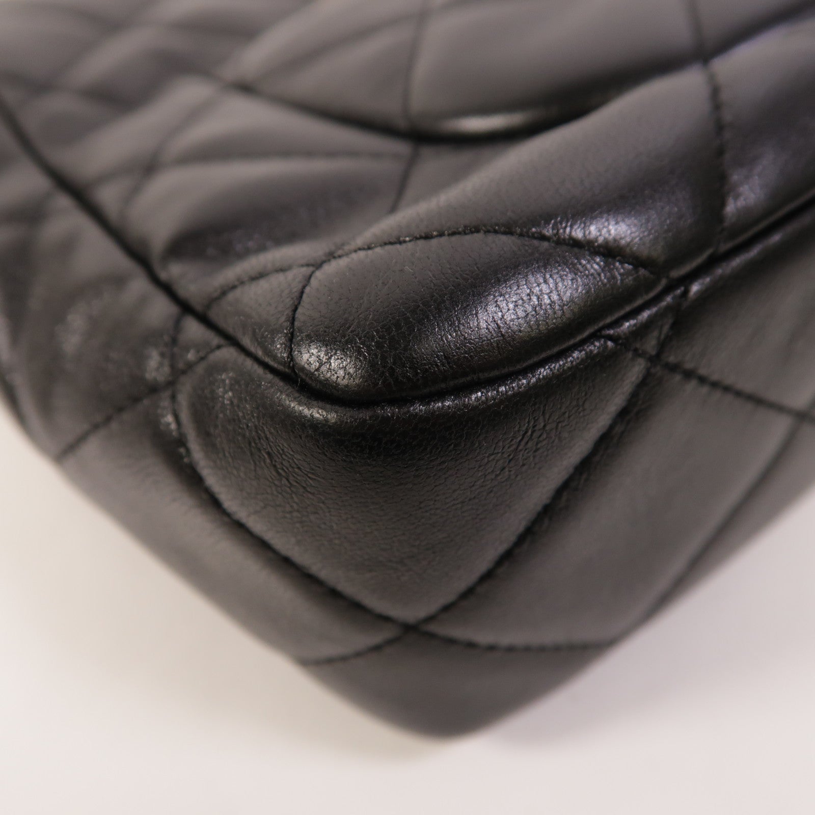 CHANEL 羊皮皮革2 Way Shoulder金扣手挽肩背兩用袋
