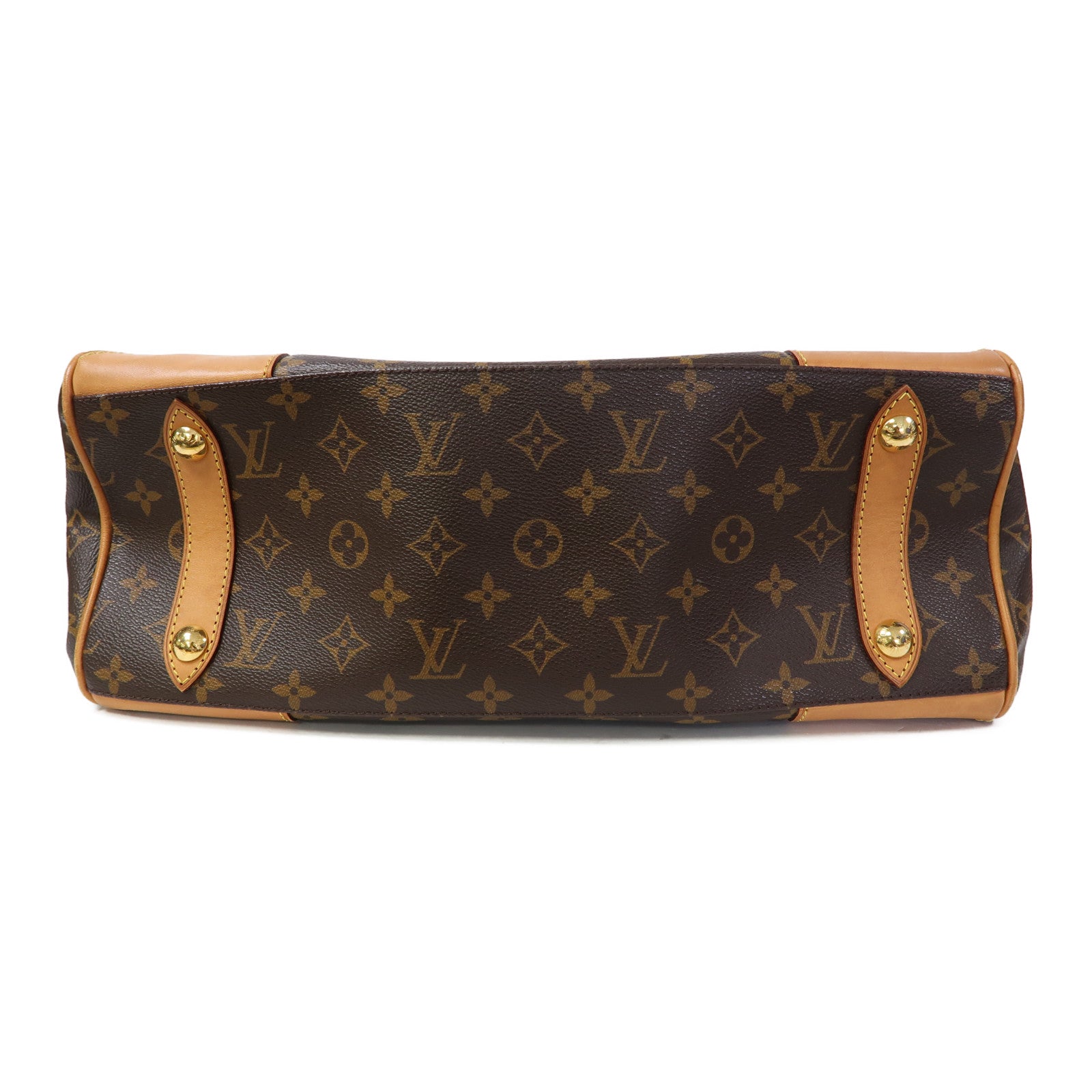 LOUIS VUITTON Monogram Retiro GM金扣手挽肩背兩用袋啡色
