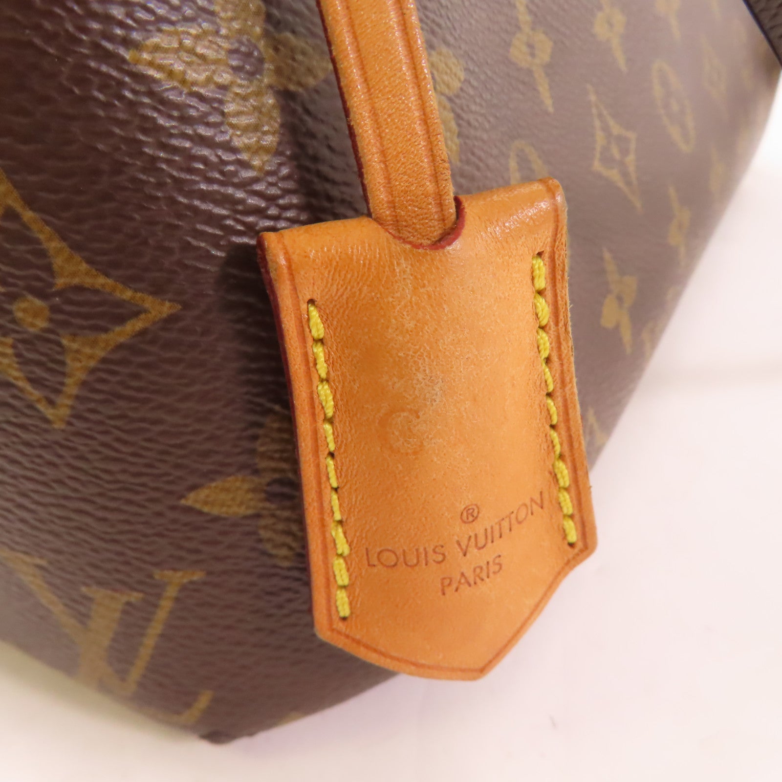 LOUIS VUITTON Monogram Montaigne金扣手挽肩背兩用袋棕色