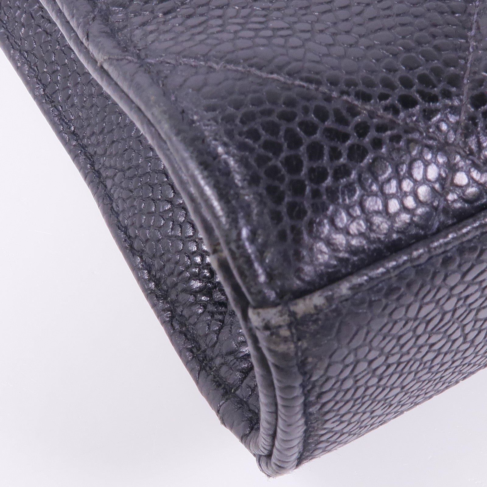 CHANEL 牛皮皮革Vintage Briefcase金扣手挽袋