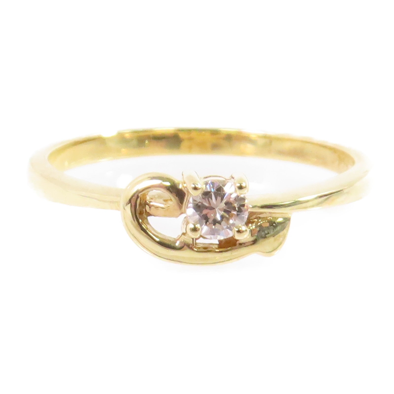 JEWELRY 【激減優惠】18K黃金/鑽石Diamond Ring戒指US#6