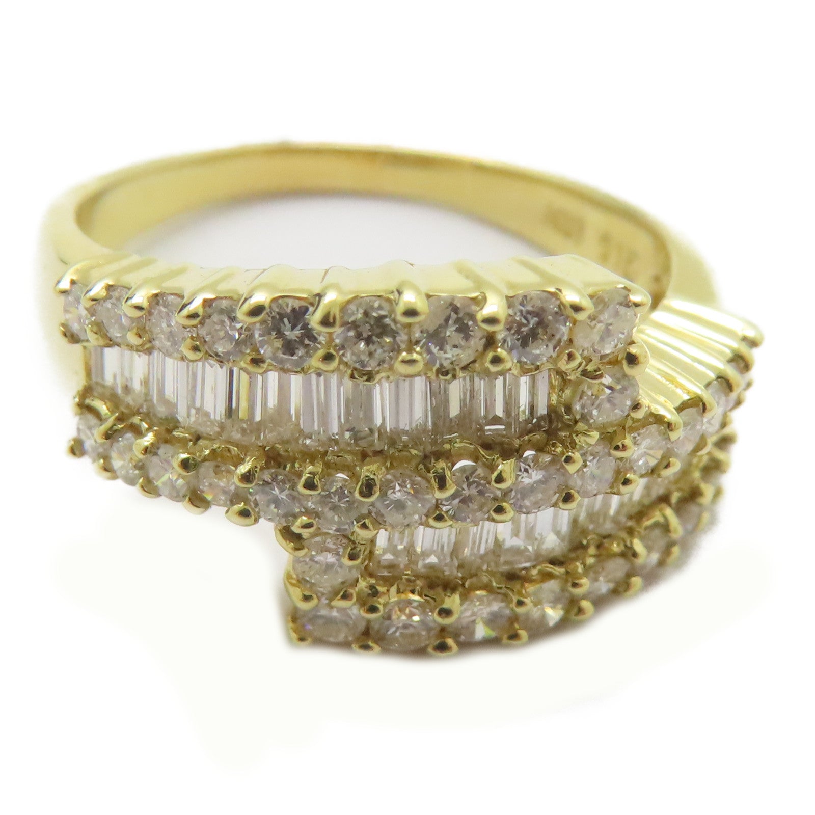 JEWELRY 18K黃金Diamond Ring 1.15ct鑽石戒指US#8