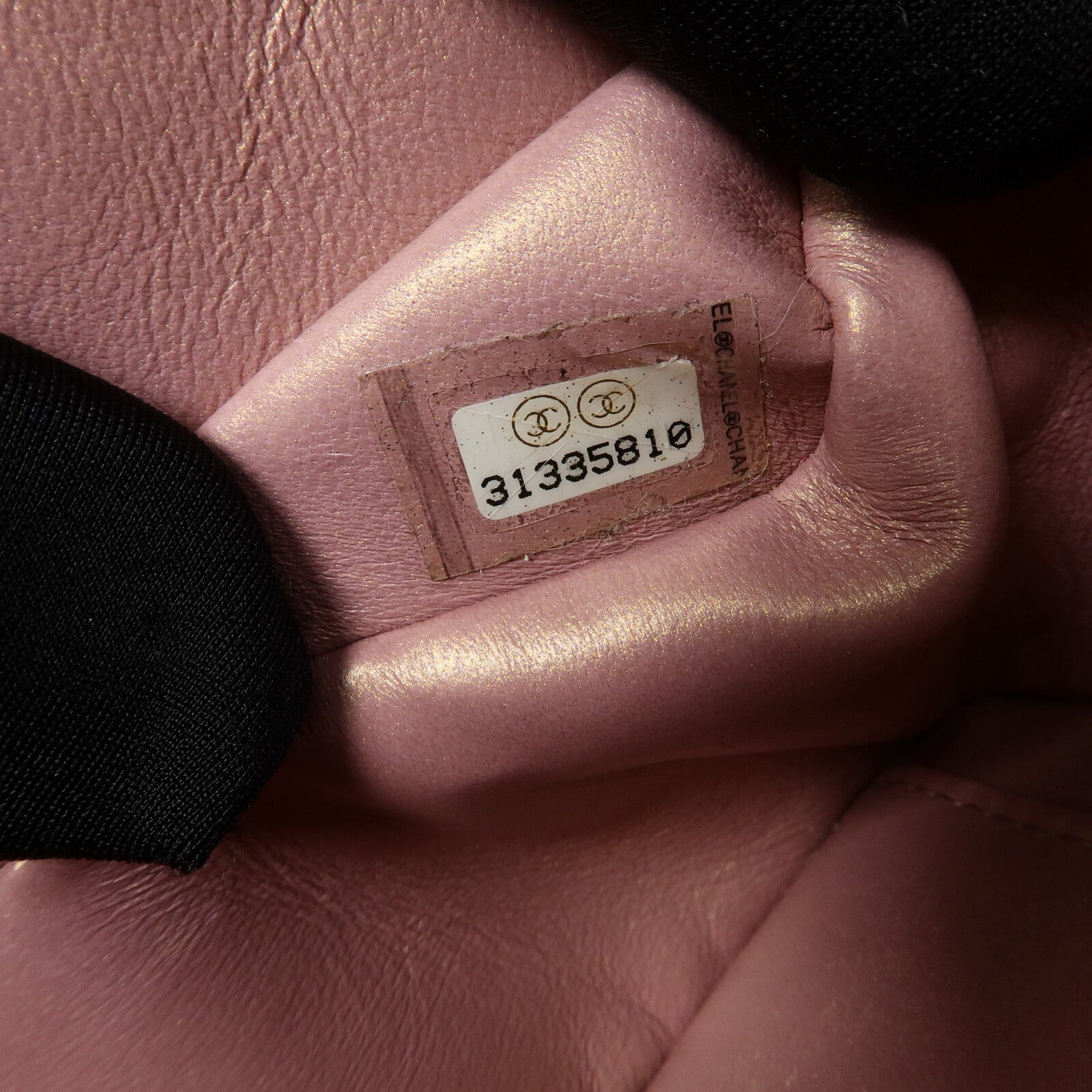 CHANEL 羊皮皮革Mini Flap Bag With Top Handle鏈帶肩背袋
