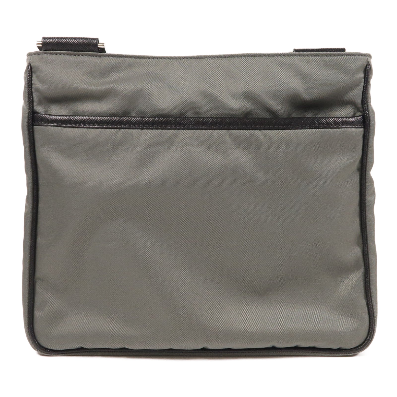 PRADA 尼龍Shoulder Bag銀扣肩背袋