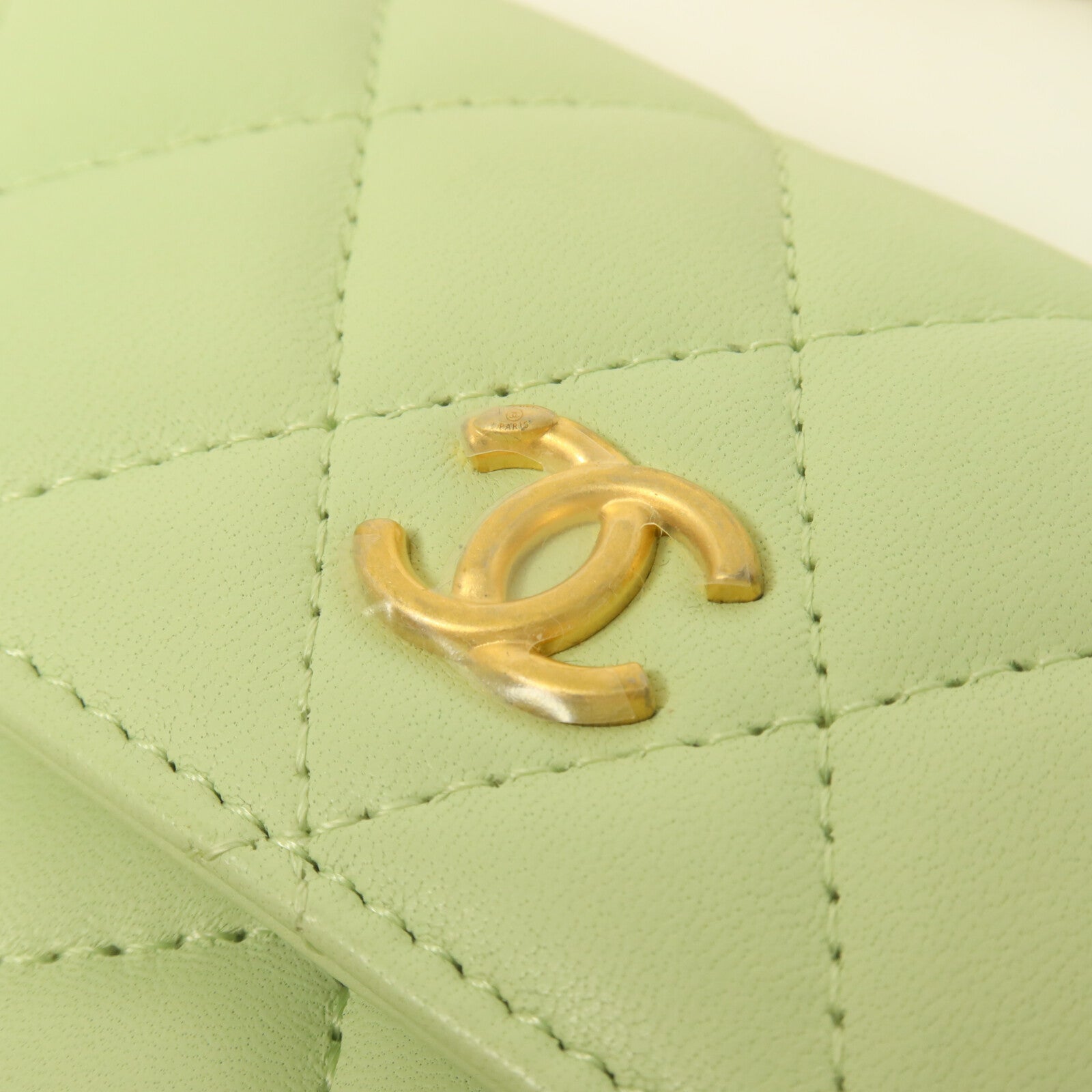 CHANEL 羊皮皮革Mini Wallet On Chain鏈帶肩背袋