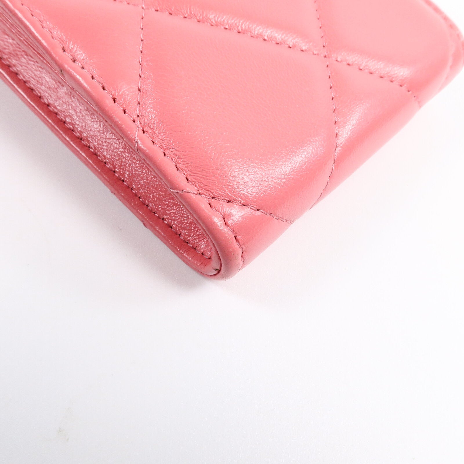 CHANEL 羊皮皮革C19 Phone Holder手挽肩背兩用袋