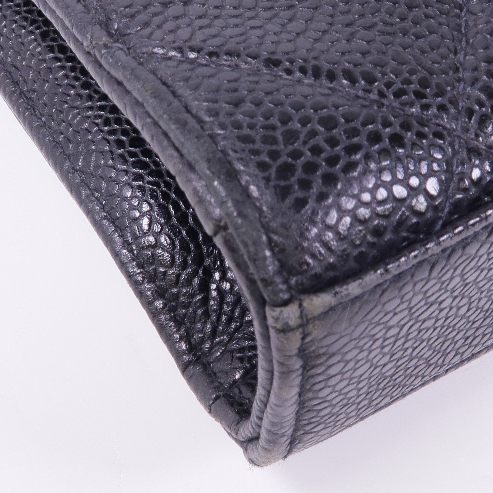 CHANEL 牛皮皮革Vintage Briefcase金扣手挽袋