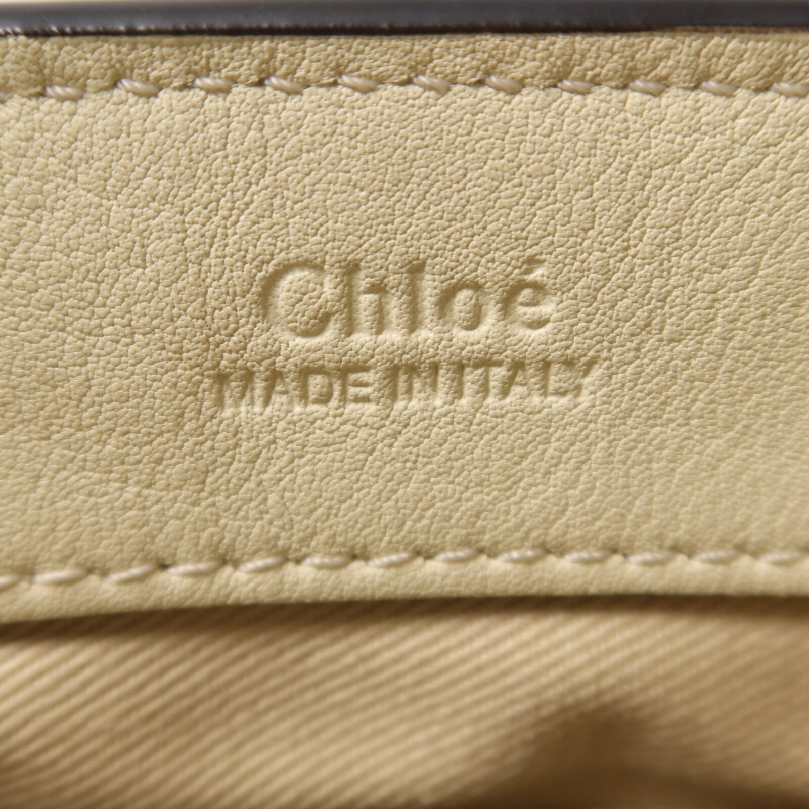 Chloe 牛皮皮革Mini Faye Day手挽肩背兩用袋