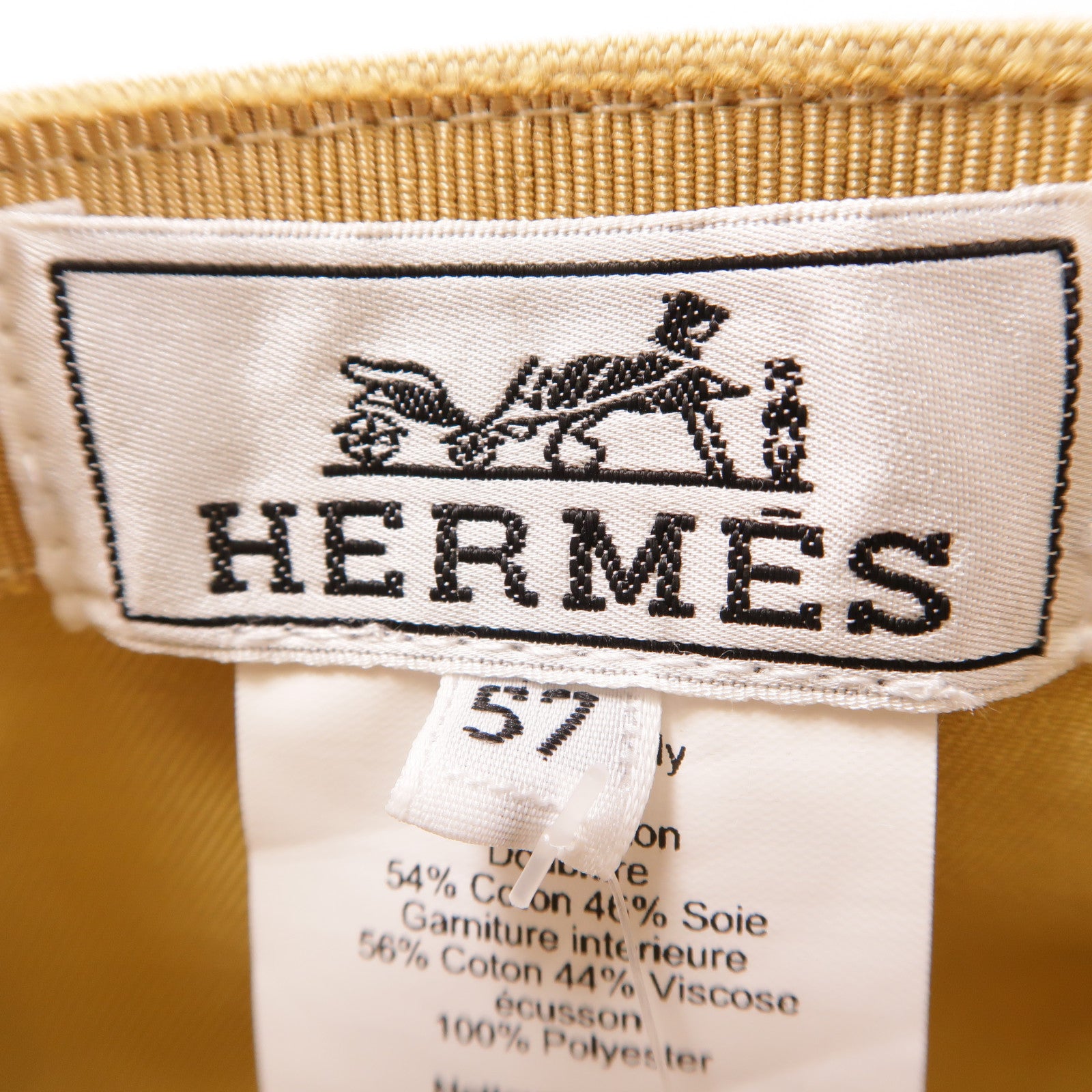 HERMES 棉質Hat帽子