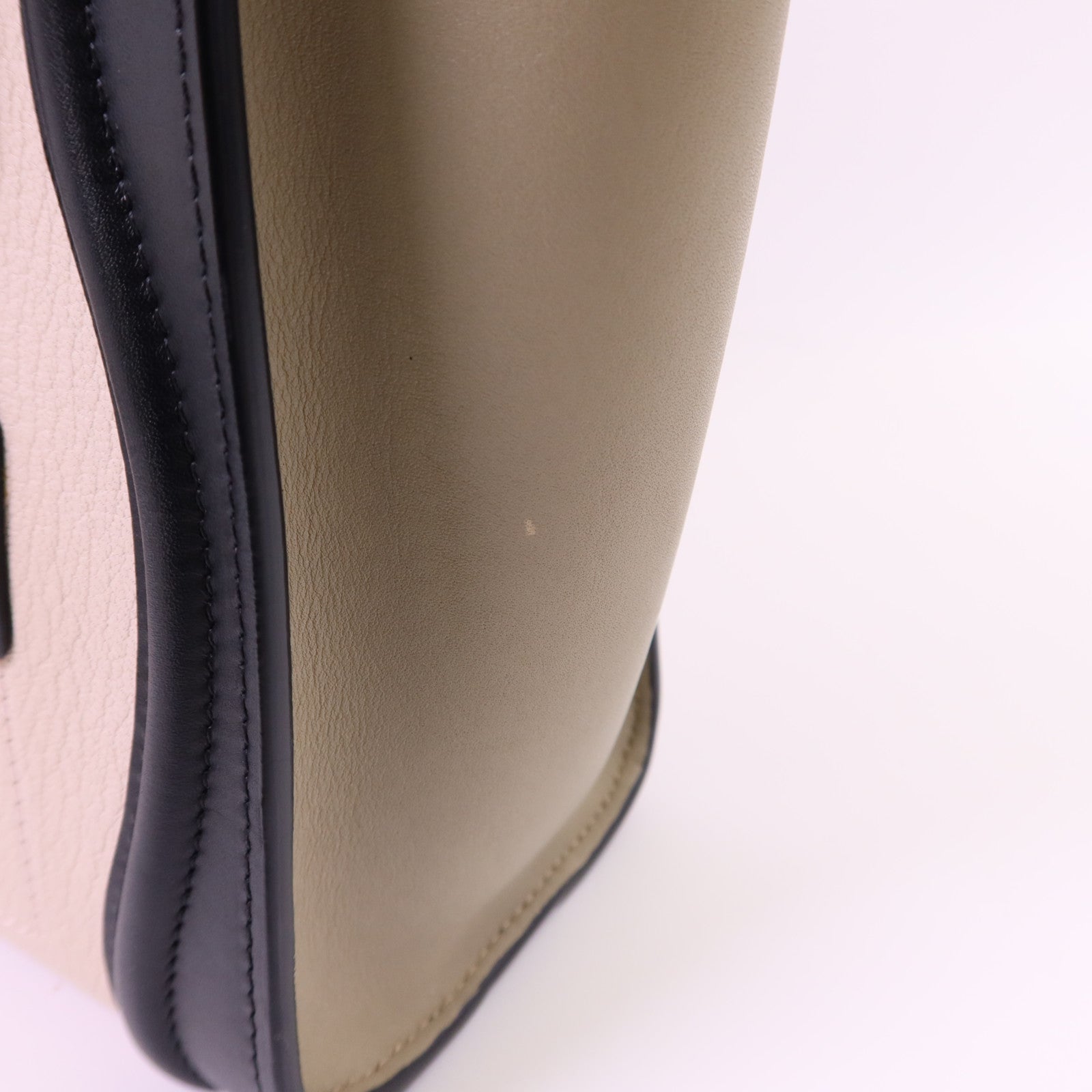 CELINE 牛皮皮革Nano Luggage金扣手挽肩背兩用袋