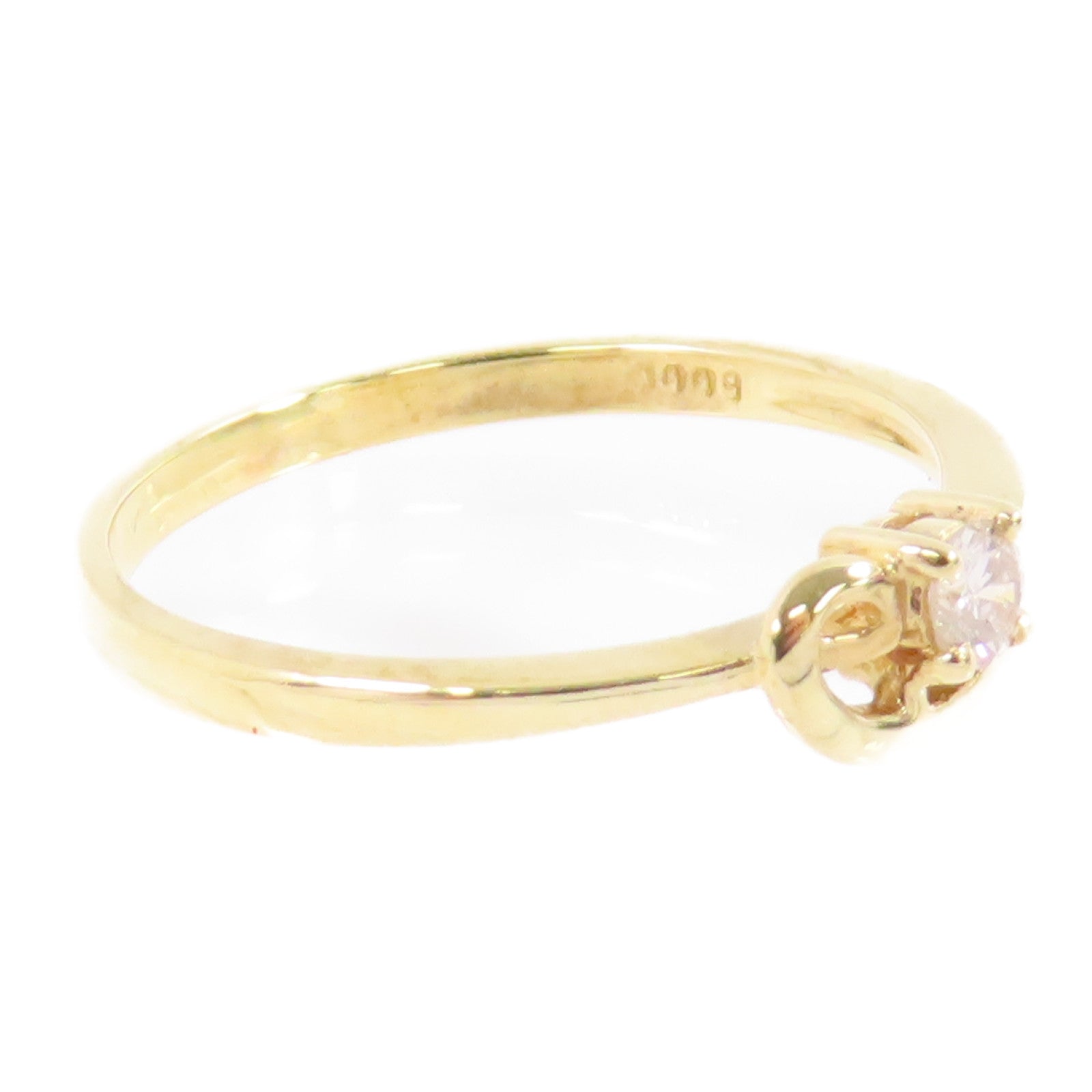 JEWELRY 【激減優惠】18K黃金/鑽石Diamond Ring戒指US#6
