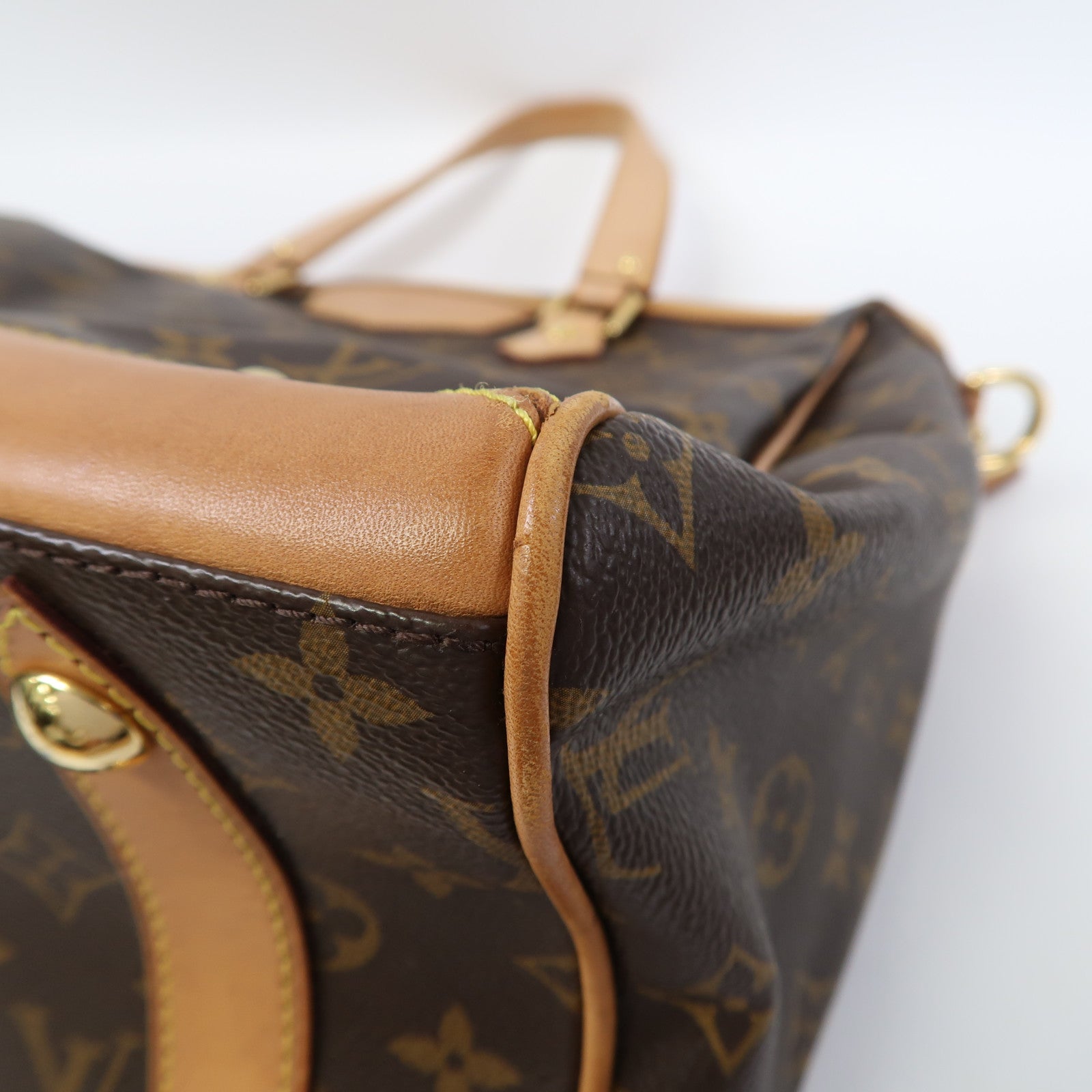 LOUIS VUITTON Monogram Retiro GM金扣手挽肩背兩用袋啡色