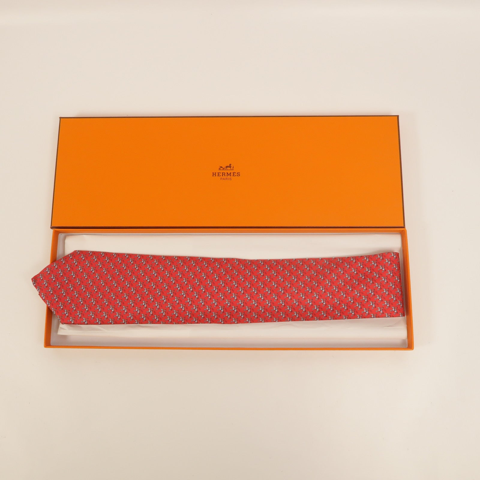 HERMES 絲質Necktie領帶