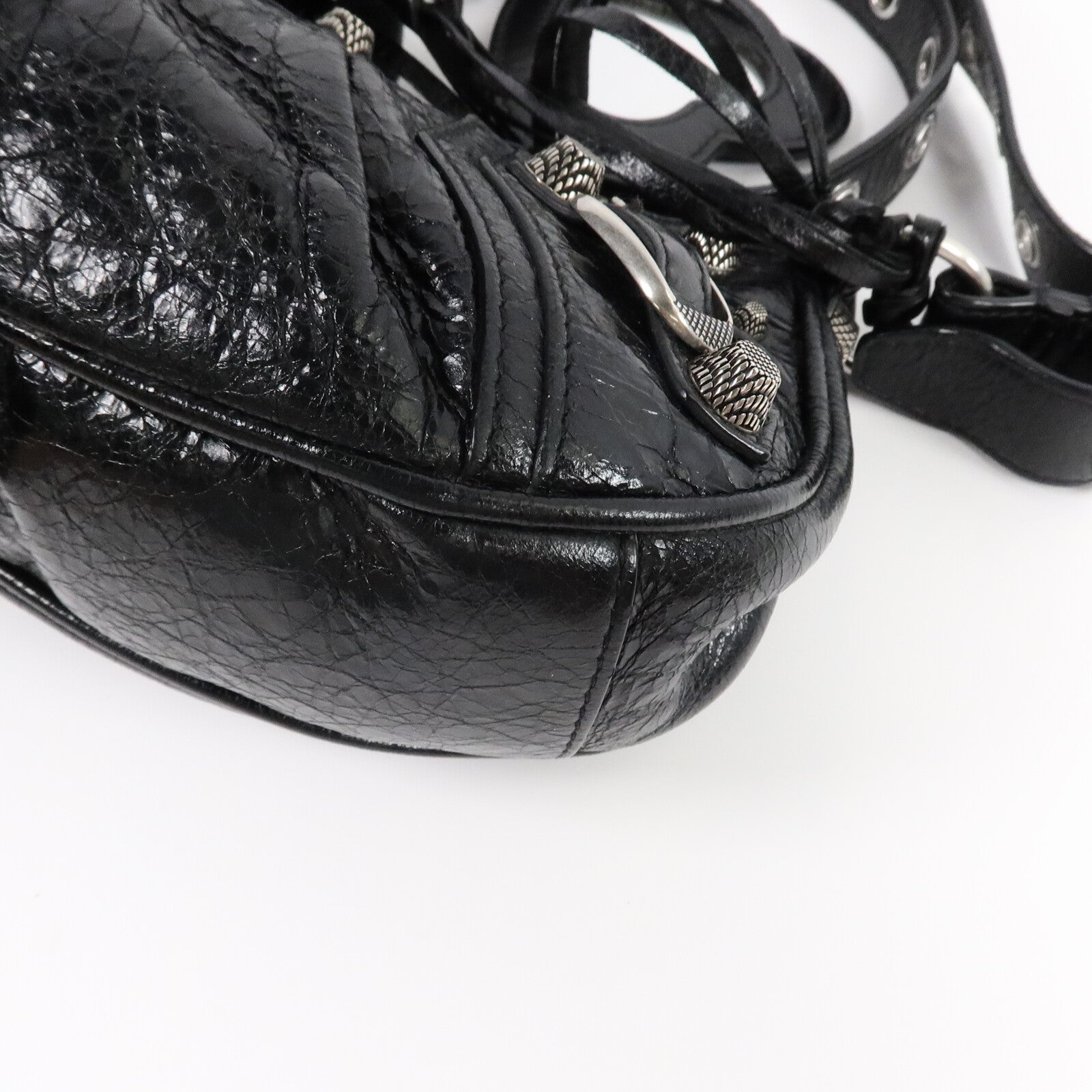 BALENCIAGA 羊皮皮革Le Cagole XS肩背袋