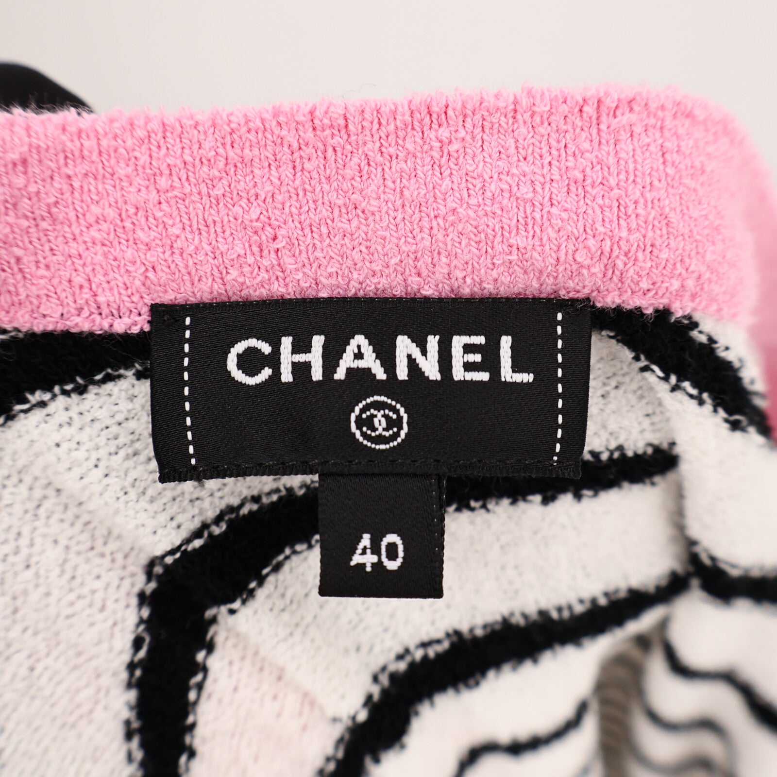 CHANEL Cotton/Polyamide Striped Mini Dress Spring 2024 Collection連身裙