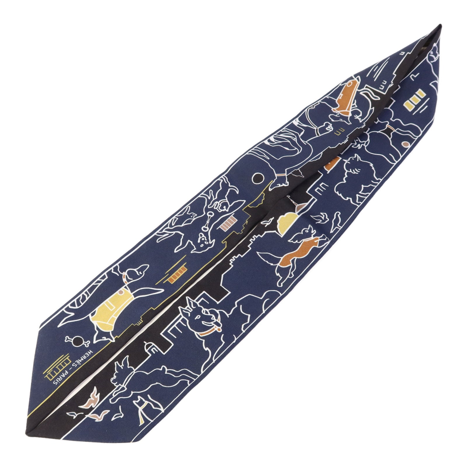 HERMES 絲質Twilly絲巾