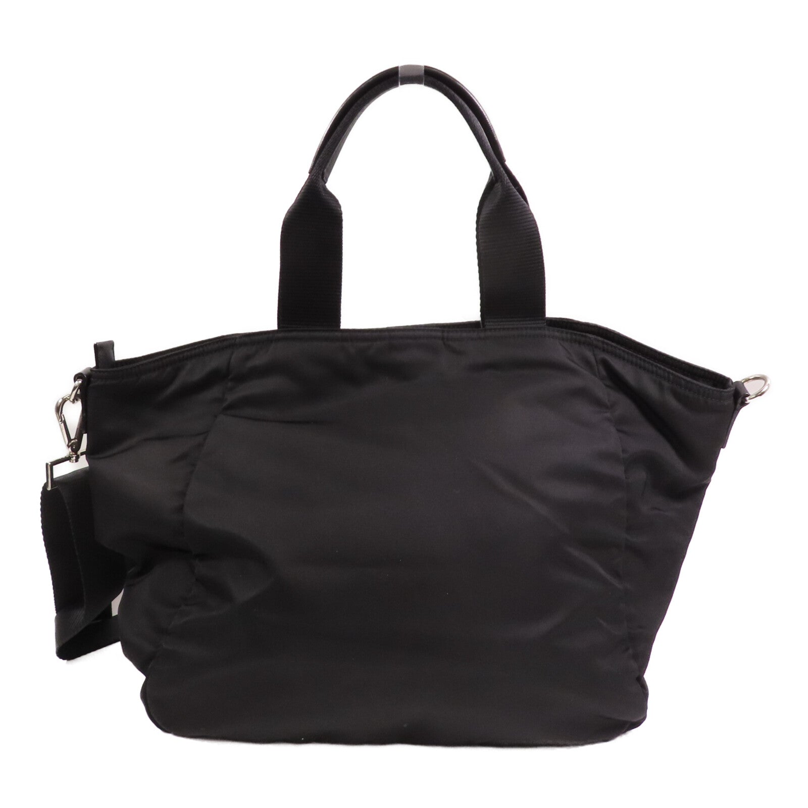 PRADA 尼龍2Way Shoulder Bag銀扣手挽肩背兩用袋