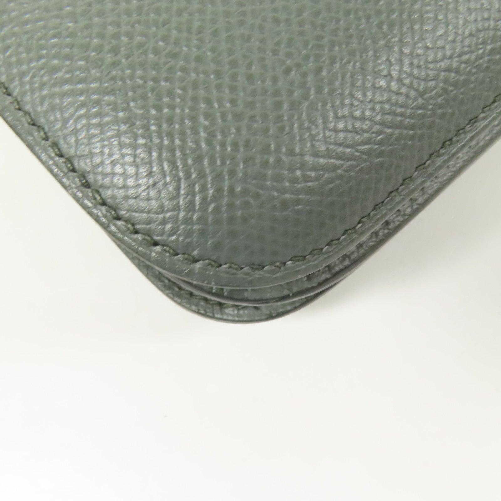 HERMES Epsom皮革Constance Mini銀扣肩背袋Vert Amande