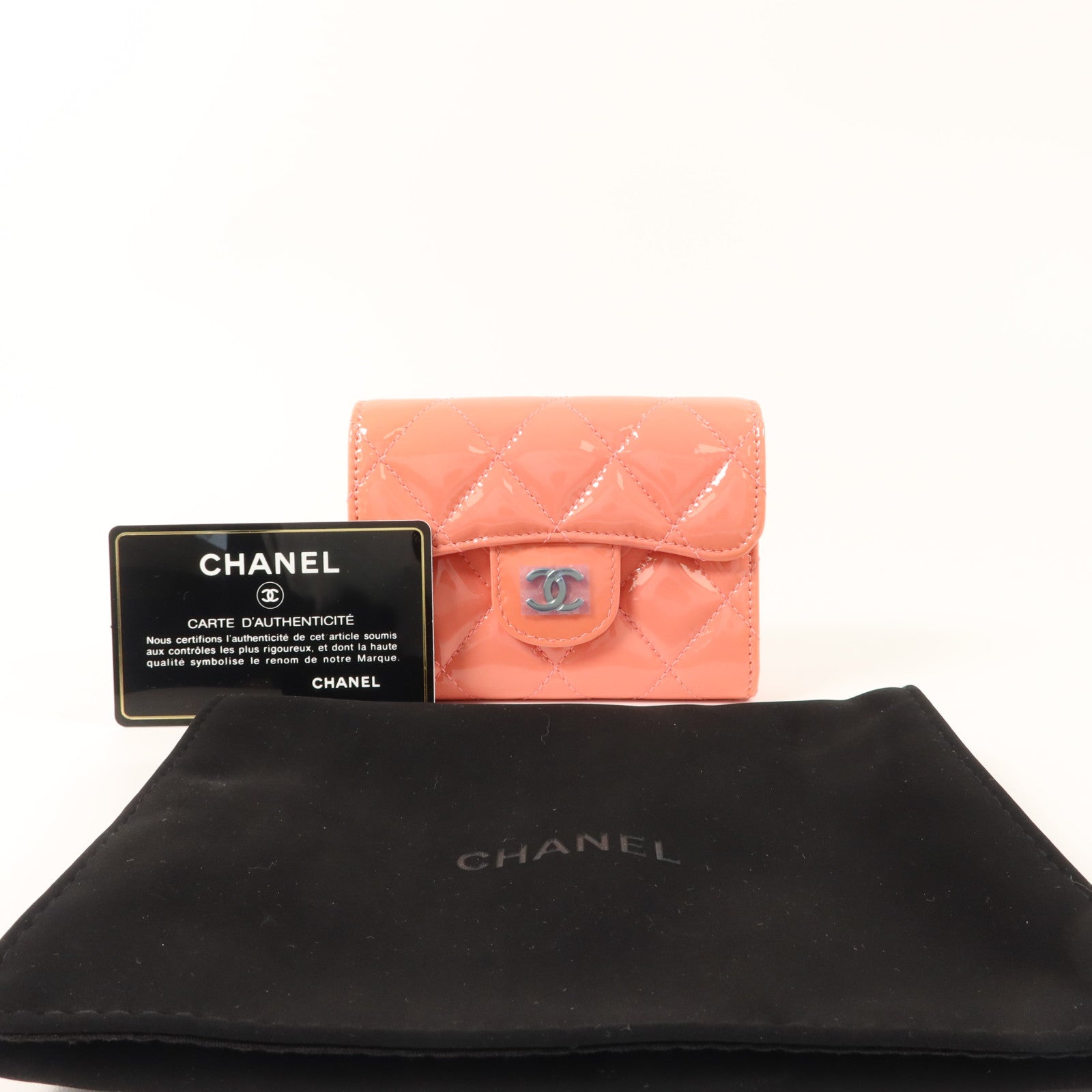 CHANEL 漆皮皮革Card Case卡片套