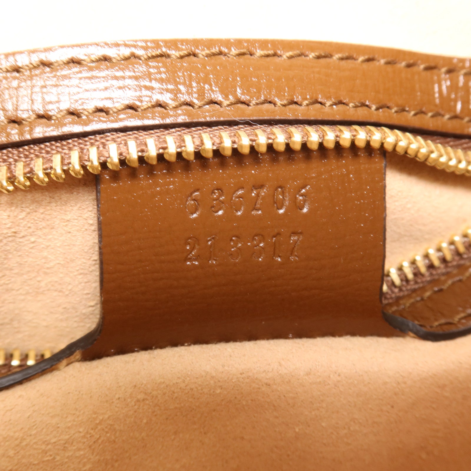 GUCCI 牛皮皮革/塗層帆布Jackie 1961 Small金扣肩背袋