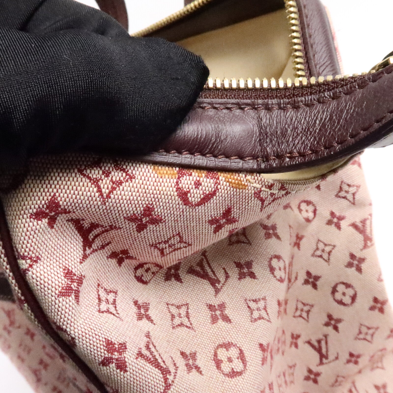 LOUIS VUITTON Monogram Mini Lin Josephine GM手挽袋