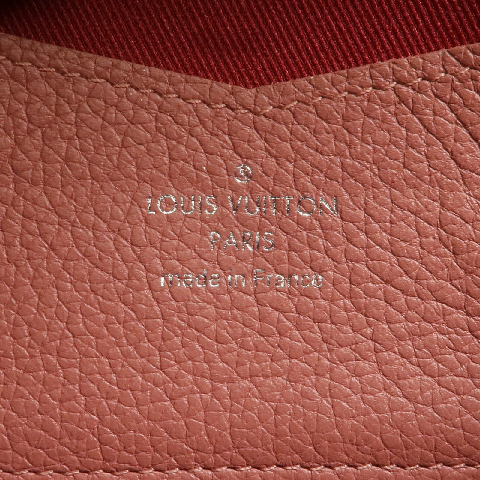 LOUIS VUITTON 牛皮皮革Portefeuille Mylockme銀扣長錢包