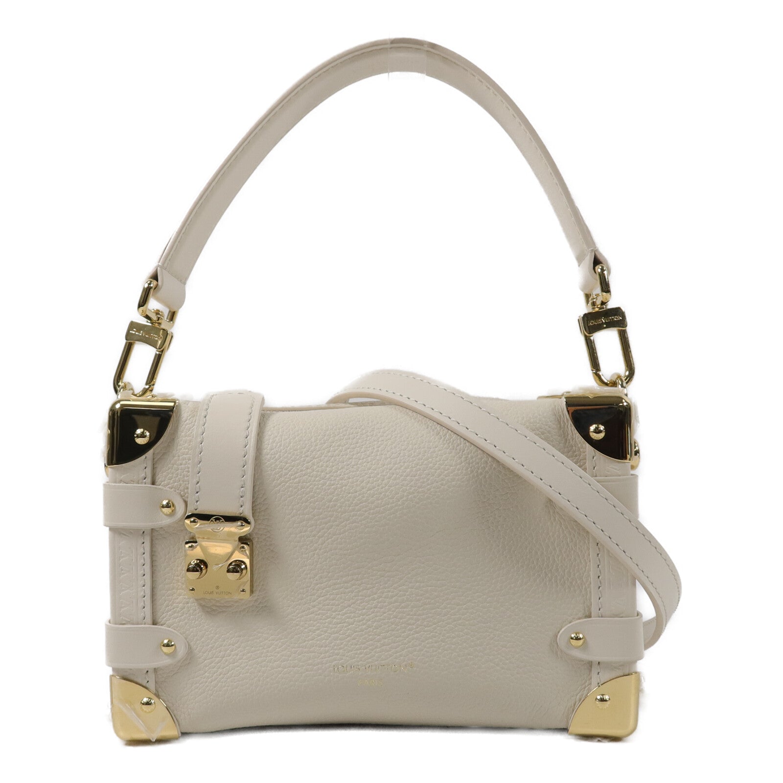 LOUIS VUITTON 牛皮皮革Side Trunk PM手挽肩背兩用袋