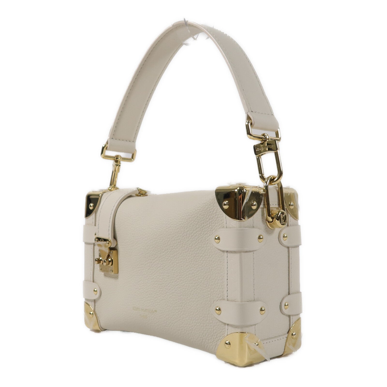 LOUIS VUITTON 牛皮皮革Side Trunk PM手挽肩背兩用袋