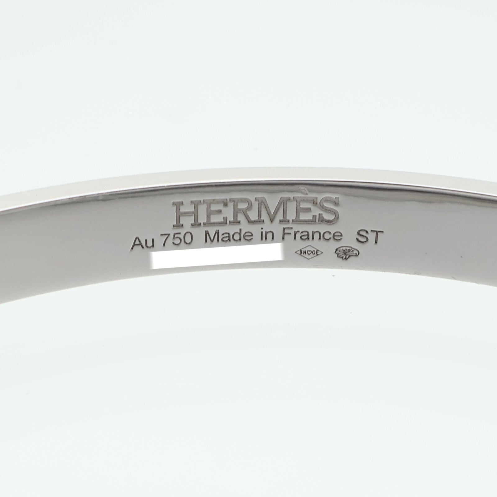 HERMES 18K白金Kelly Bracelet Diamond鑽石手鐲