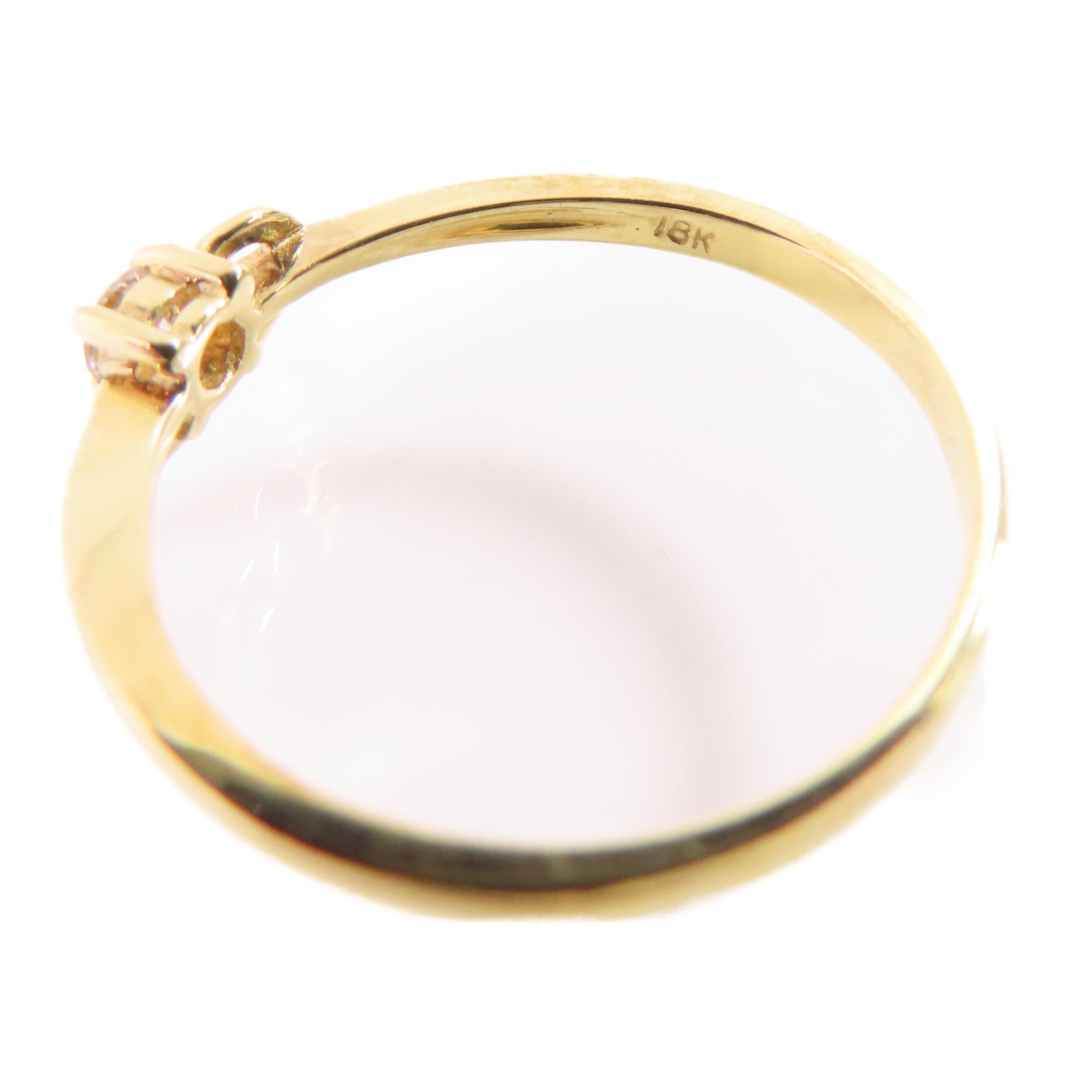 JEWELRY 【激減優惠】18K黃金/鑽石Diamond Ring戒指US#6