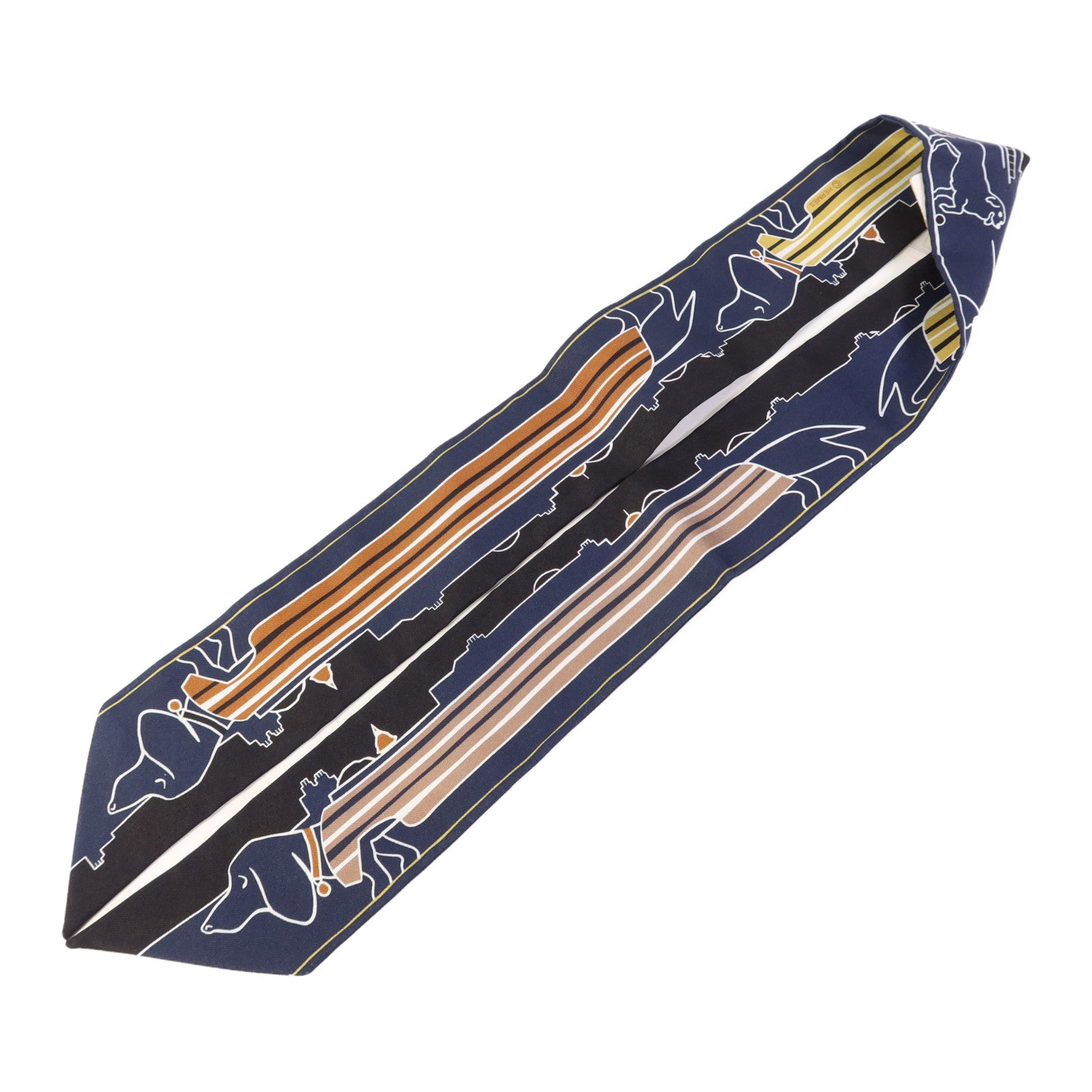 HERMES 絲質Twilly絲巾