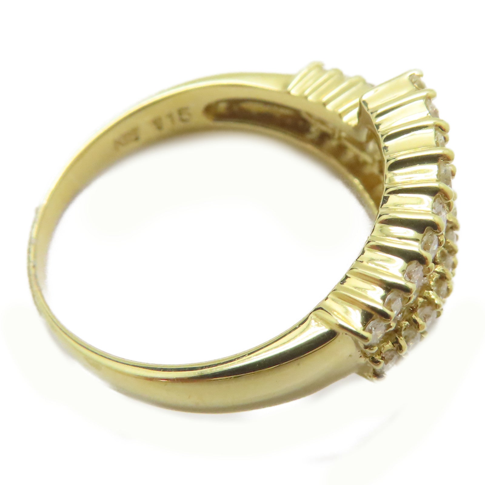 JEWELRY 18K黃金Diamond Ring 1.15ct鑽石戒指US#8