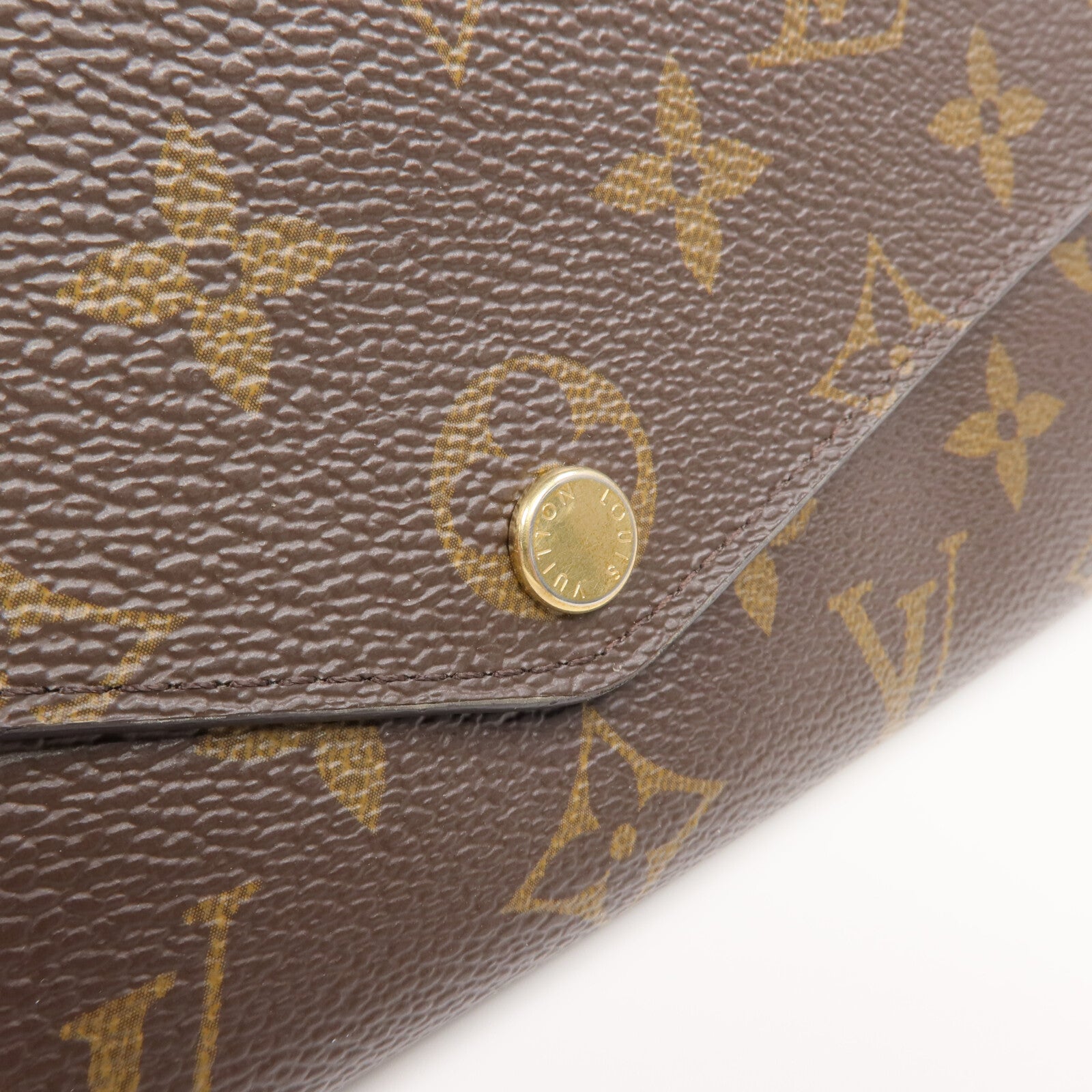 LOUIS VUITTON Monogram Portefeuille Sarah金扣長錢包