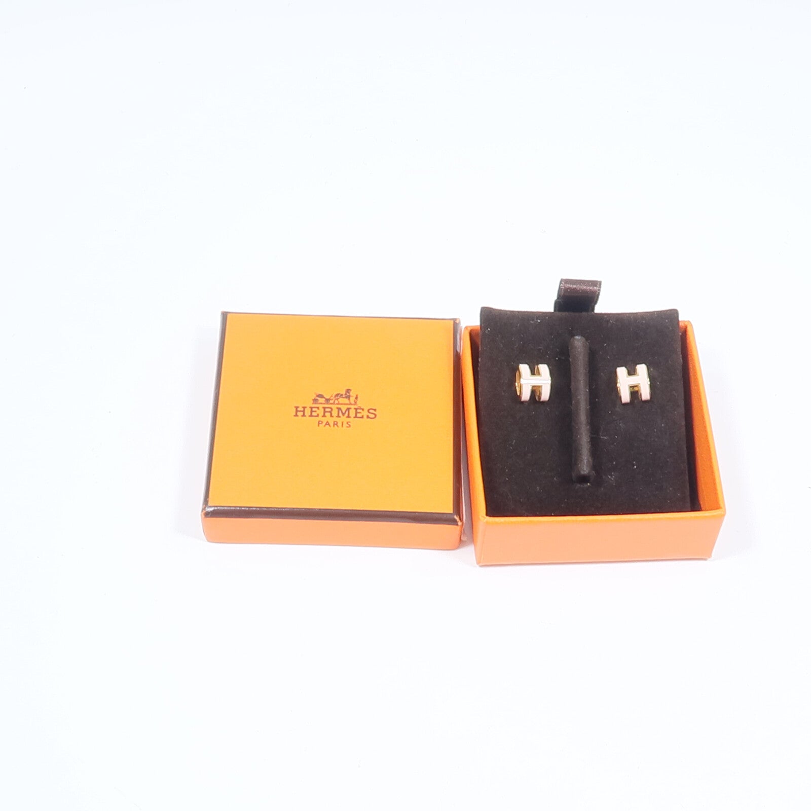 HERMES 金屬Mini Pop H Earrings耳環