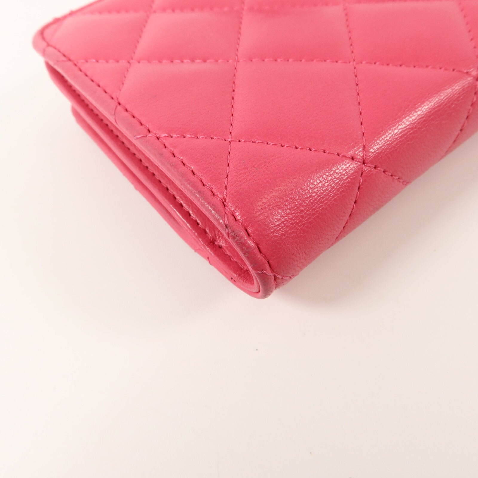 CHANEL 羊皮皮革Bifold Wallet錢包