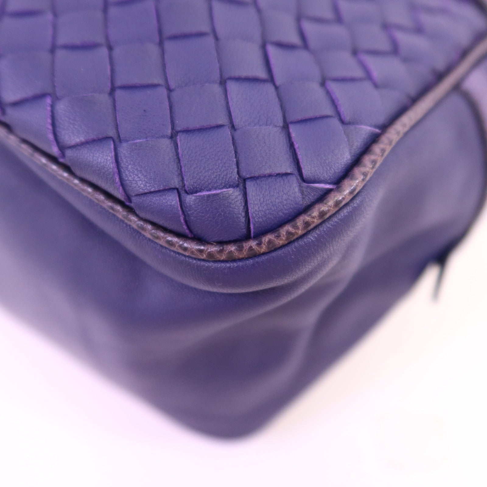 BOTTEGA VENETA 織紋皮革Shoulder Bag鏈帶肩背袋