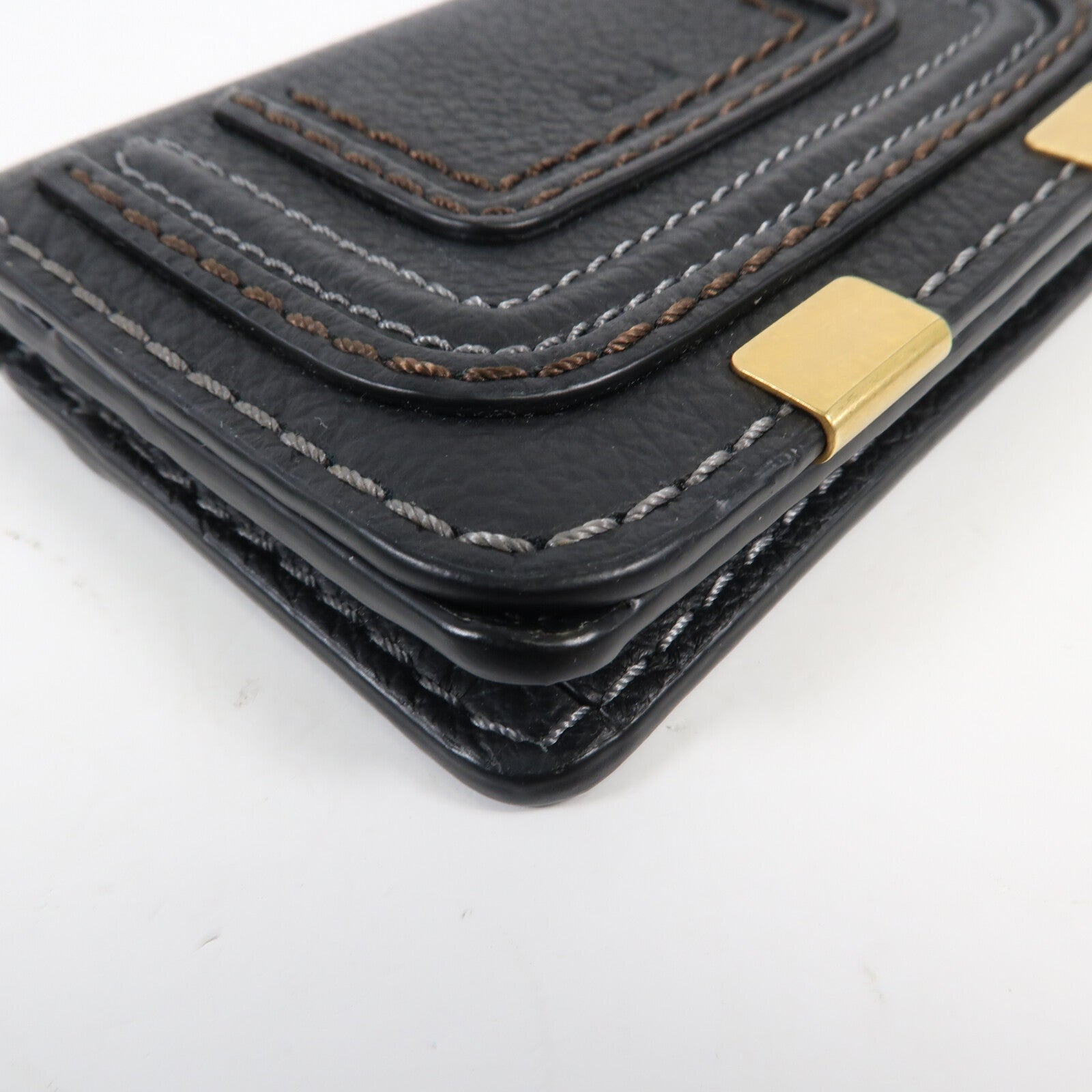 Chloe 牛皮皮革Card case金扣卡片套