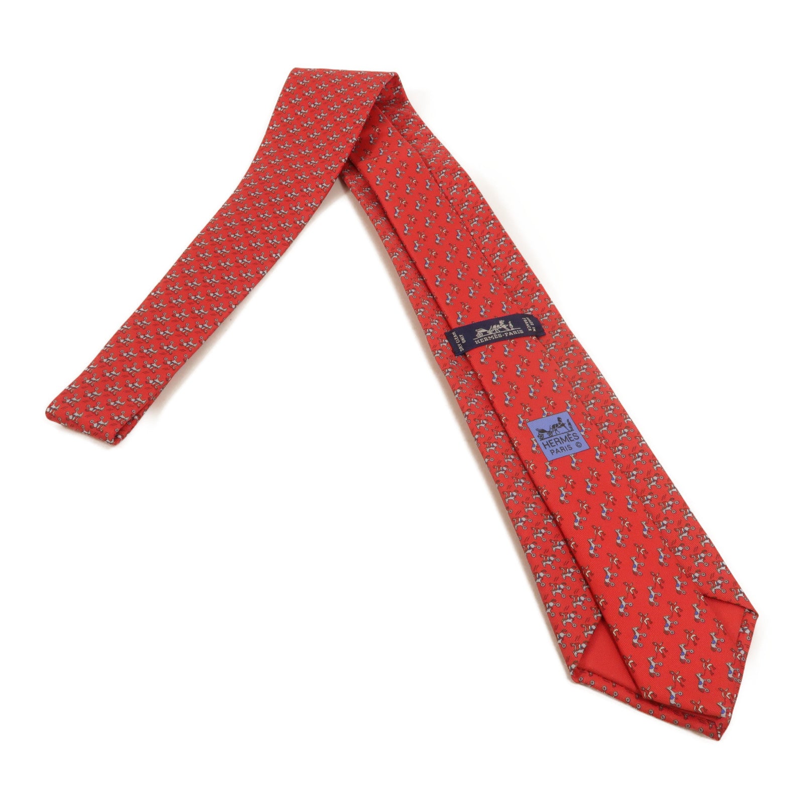 HERMES 絲質Necktie領帶
