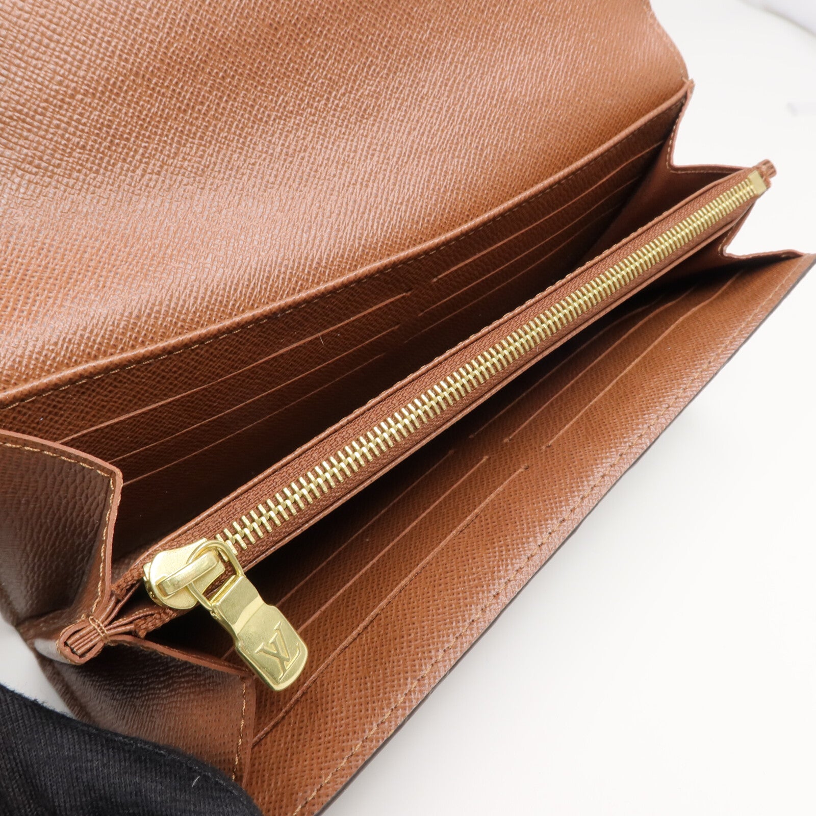 LOUIS VUITTON Monogram Portefeuille Sarah金扣長錢包