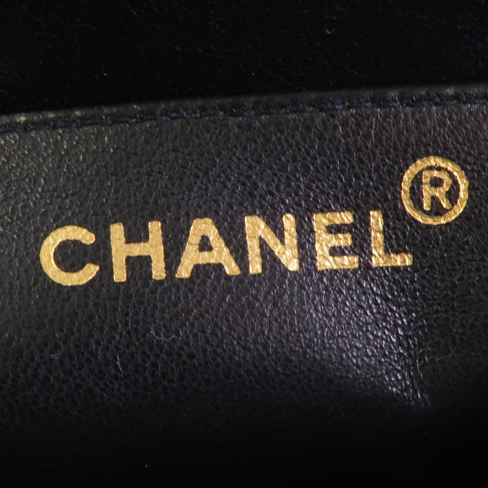 CHANEL 牛皮皮革Vintage Briefcase金扣手挽袋
