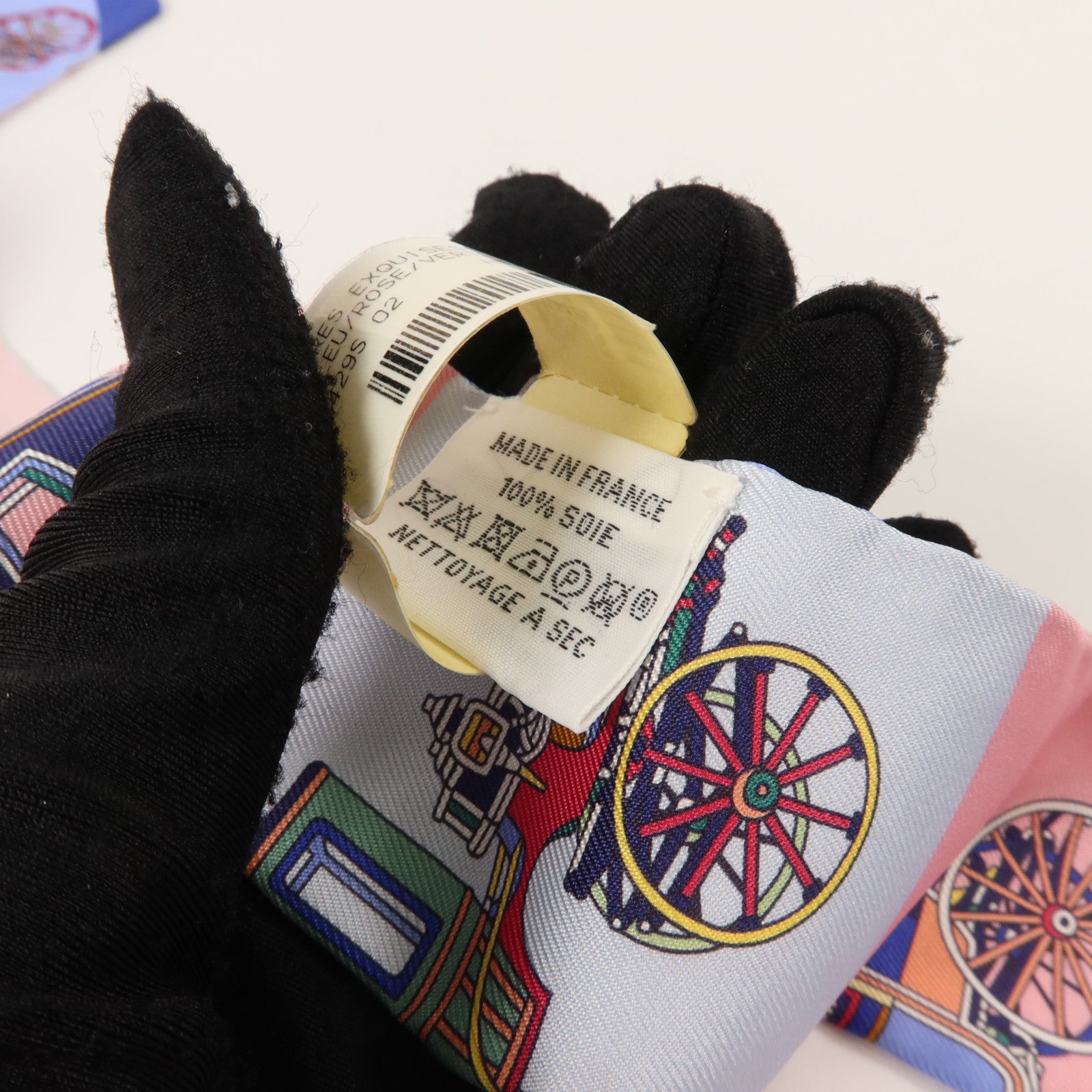 HERMES 絲質Twilly絲巾