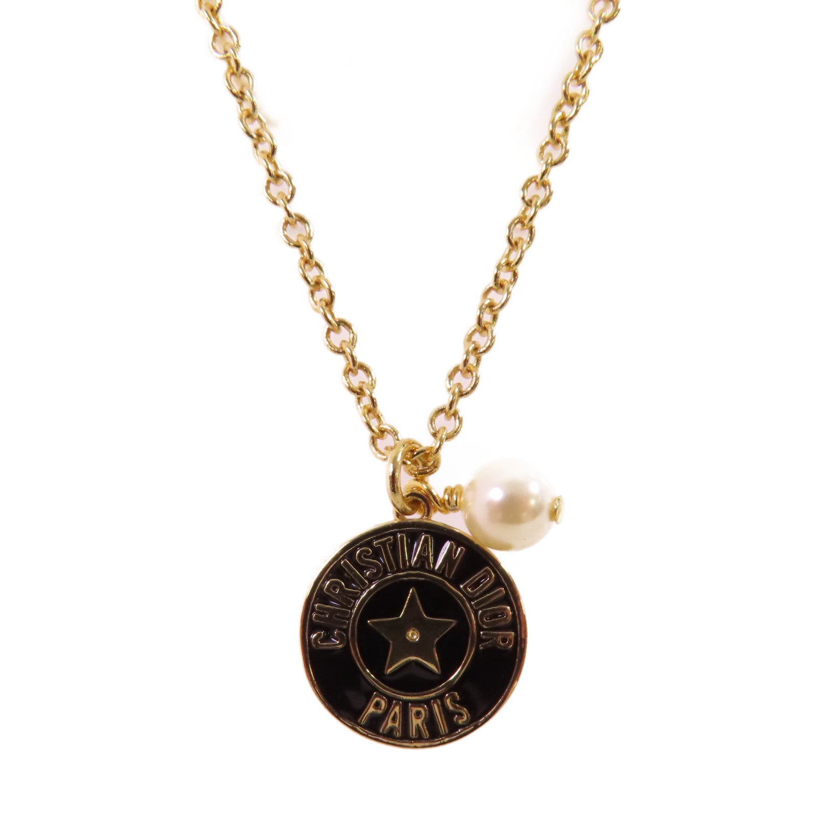 Dior 金屬/仿珍珠Necklace項鏈