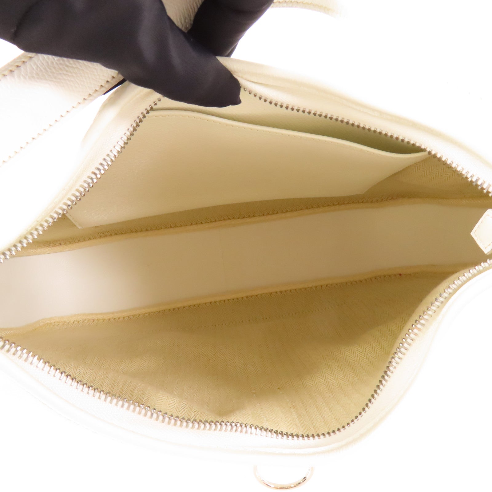 HERMES Epsom皮革Trim 35銀扣肩背袋