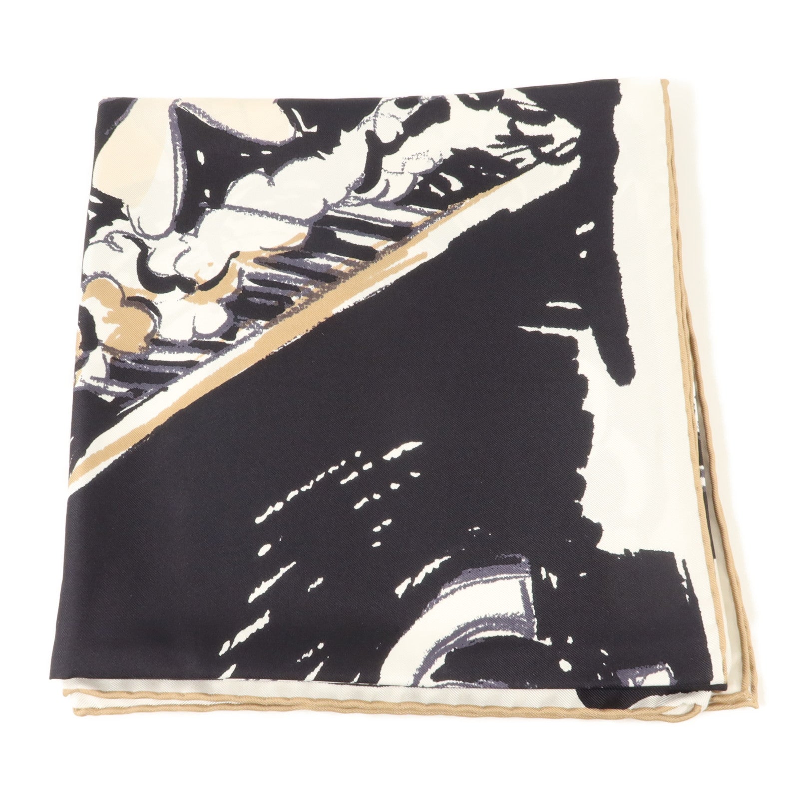 CHANEL 絲質Square Scarf 90x90cm絲巾