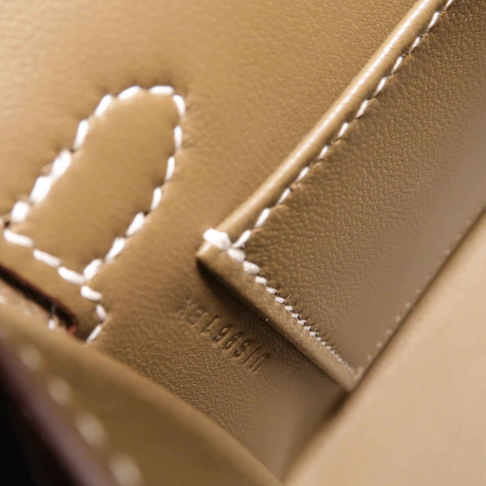 HERMES Epsom皮革Mini Kelly手挽肩背兩用袋Etoupe