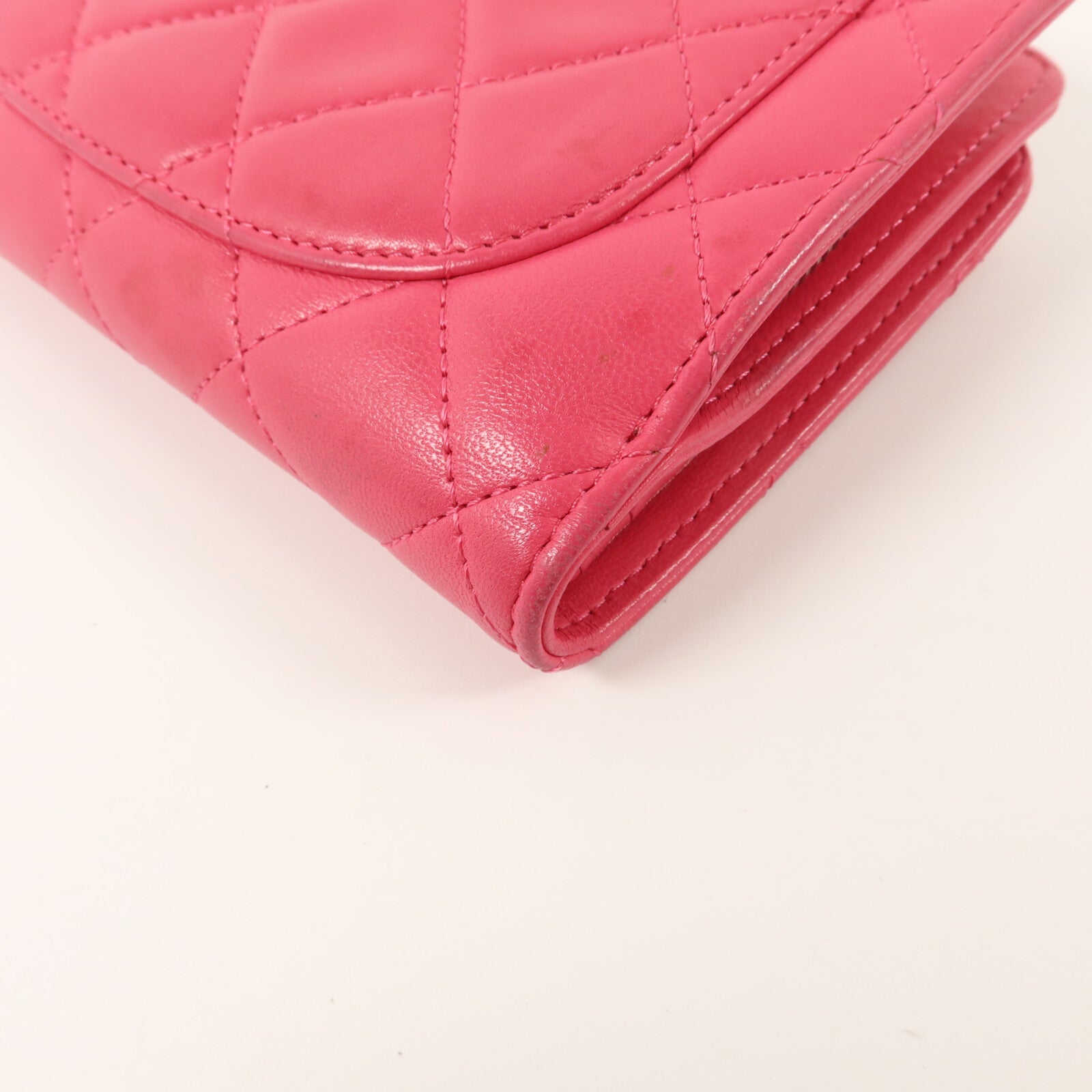 CHANEL 羊皮皮革Bifold Wallet錢包