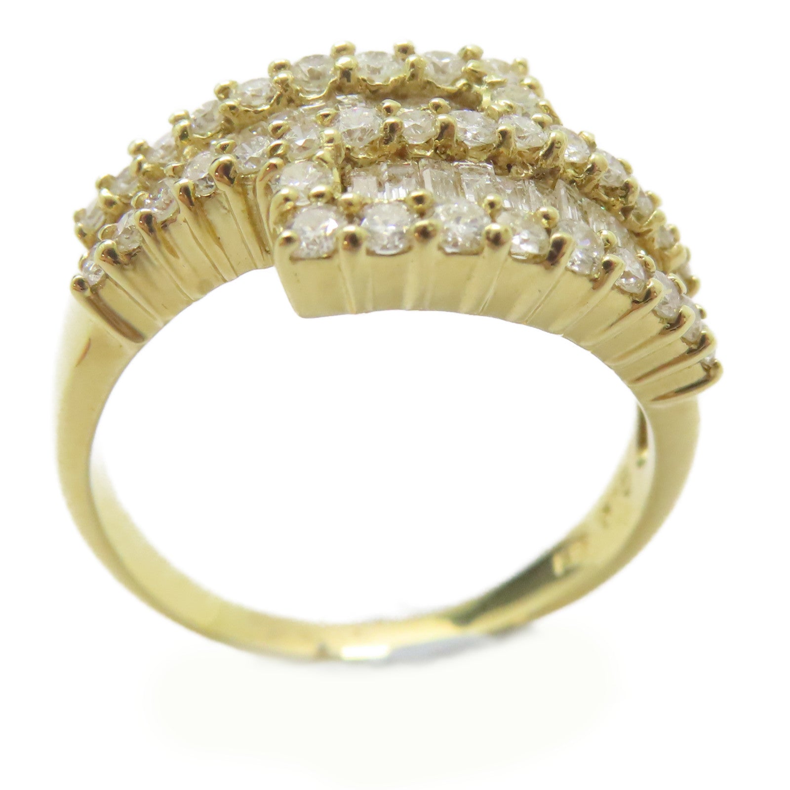 JEWELRY 18K黃金Diamond Ring 1.15ct鑽石戒指US#8